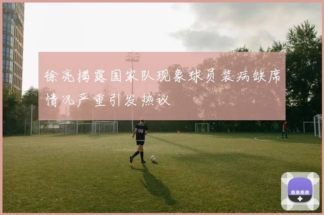 徐亮揭露国家队现象球员装病缺席情况严重引发热议